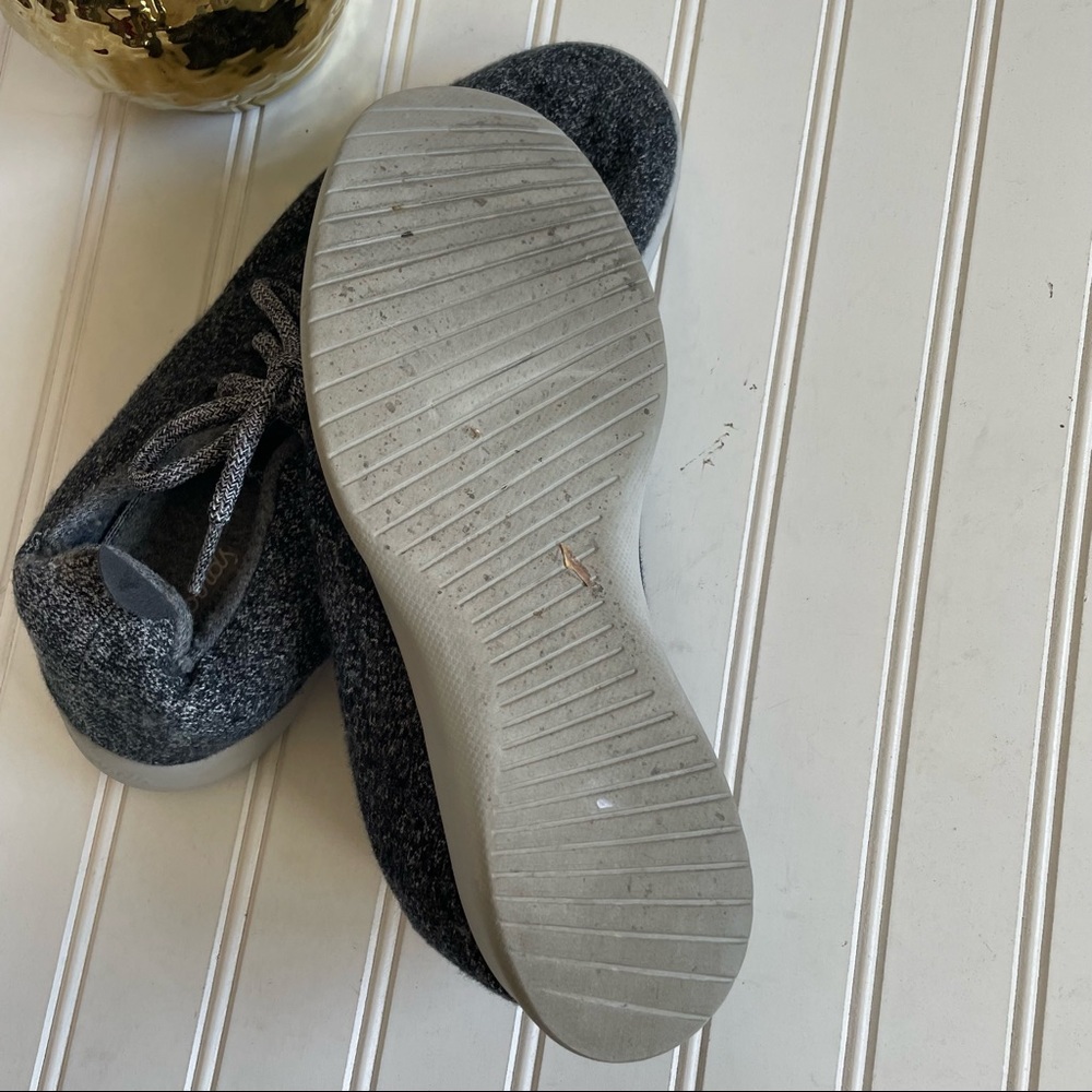 AllBirds Gray Merino Wool Lace-Up Runners Sneakers - Picture 4 of 5
